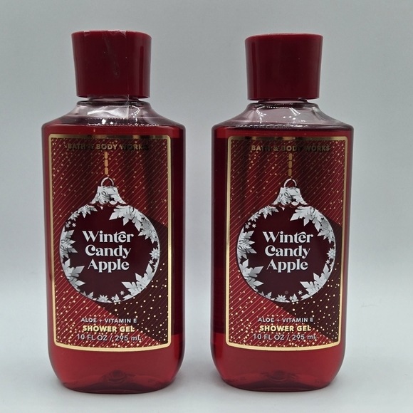 Bath & Body Works Winter Candy Apple Shower Gel Bundle - Picture 2 of 4